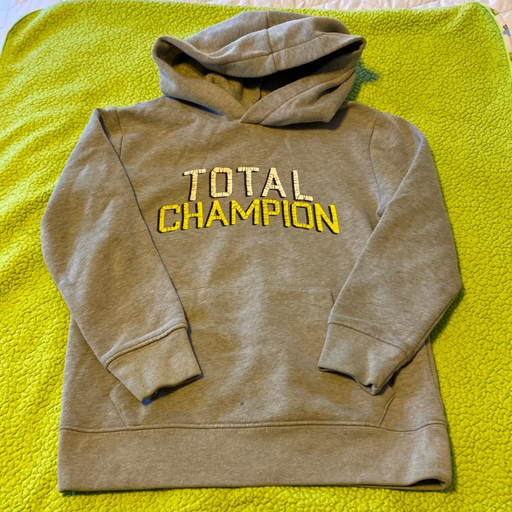 Gray Hooded Sweatshirt